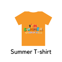 Summer T-shirt: Orange