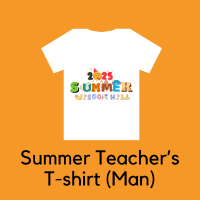 Summer Teacher (Man) T-shirt: White