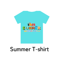 Summer T-shirt: Blue